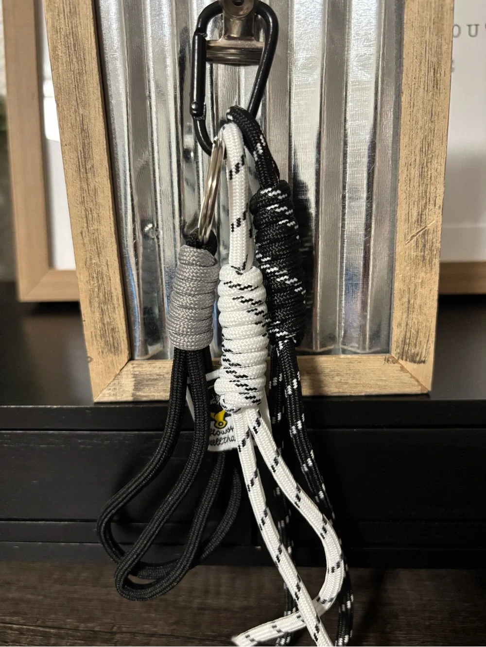 Outdoor Survival Paracord Backpack Carabiner